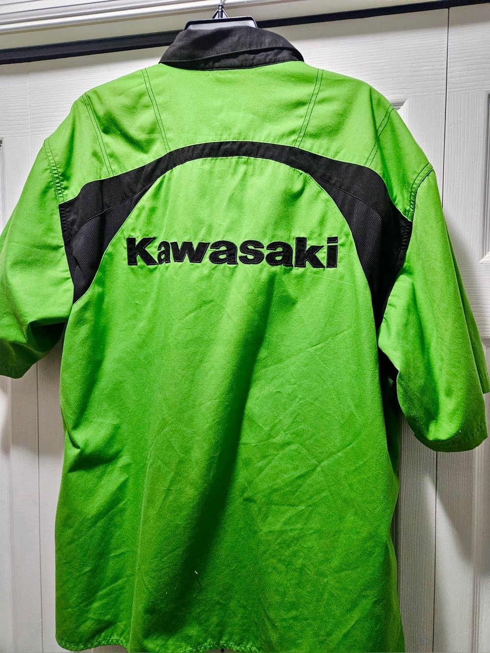 Men's Kawasaki Green Logo Short-Sleeve Shirt